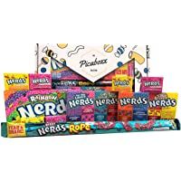 Los mejores  - Picaboxx Wonka Nerds Caja de regalo American Candy Selection ★ 12 productos Value Pack ★ American Candy Hamper ★ Caja de…